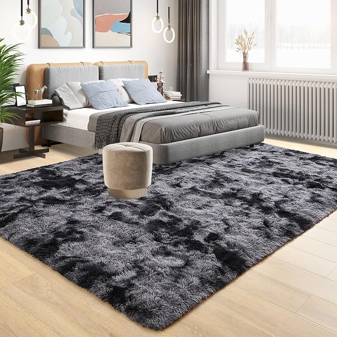 Tepook Soft Fluffy Rugs for Living Room, 5x7 Shaggy Area Rug for Bedroom - Image 2