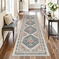 Runner Rug 2x8 Runners for Hallways Non Slip Washable, Vintage Hallway Runner by Restydon