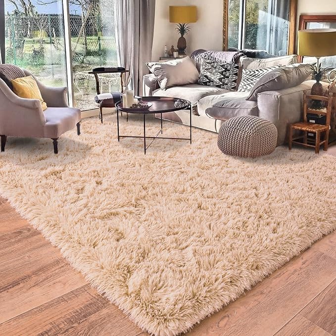 Rugs for Living Room 6x9, Soft Shaggy Modern Shag Area Rug for Bedroom - Image 7