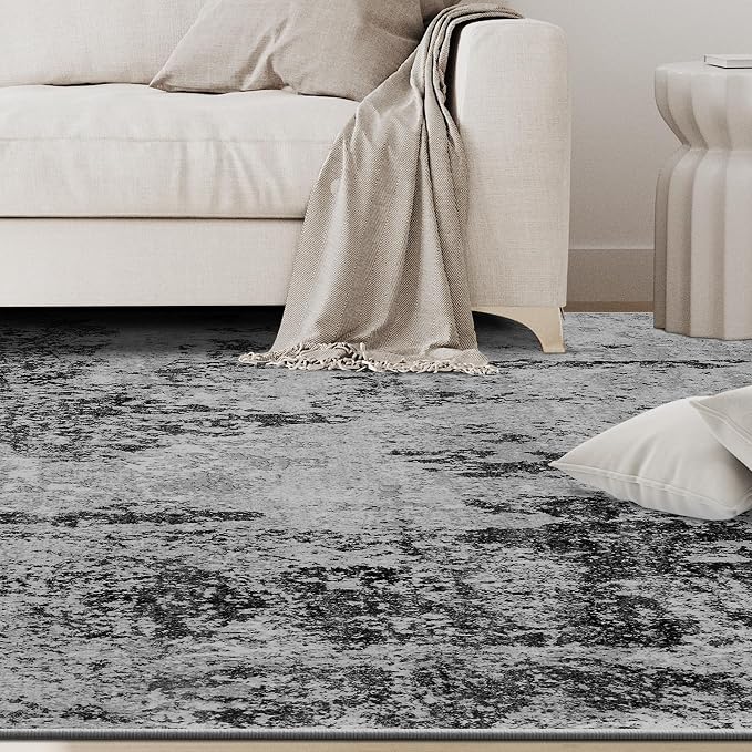 4x6 Area Rugs for Living Room Rug Washable: Abstract Rug for Dining Room - Image 9