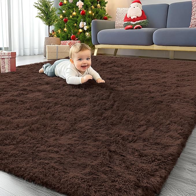 OLANLY 7x12 Machine Washable Large Area Rugs by OLANLY