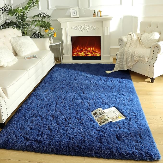 LOCHAS Ultra Soft Indoor Modern Area Rugs Fluffy Living Room Carpets - Image 4
