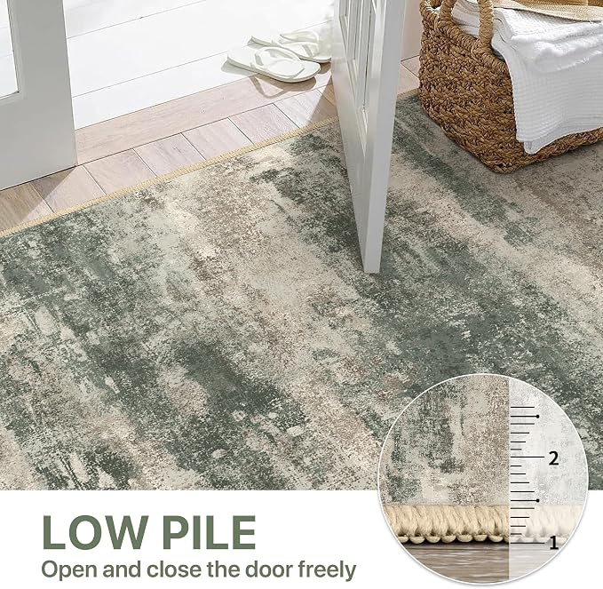 Runner Rug for Hallway Kitchen, 2x10 Machine Washable Runners Rug for Entryway - Image 8
