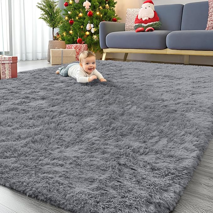 OLANLY 7x12 Machine Washable Large Area Rugs by OLANLY