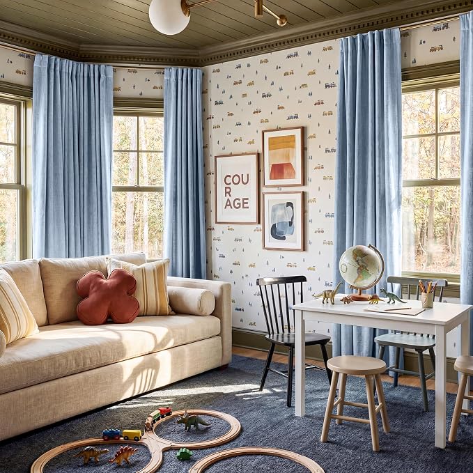 RYB HOME Linen Texture Curtains - Image 6
