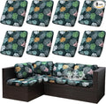 Outdoor Cushion Covers Set, Replacement by SUKAIKEQA