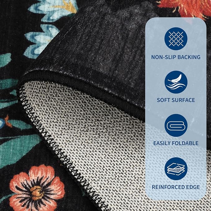 GarveeHome Floral Rug 2.5x8 Runners - Image 6