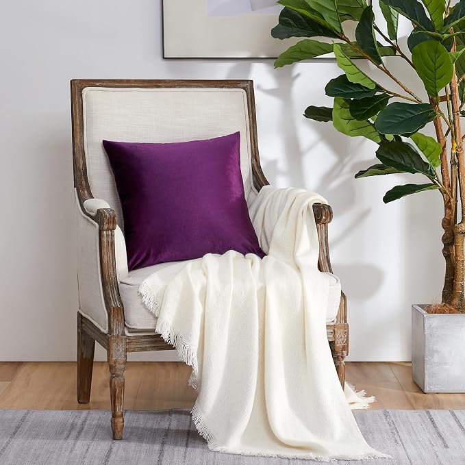 GIGIZAZA Decorative Couch Throw Pillow Covers, Pillow Cases Velvet Pillow Covers - Image 6