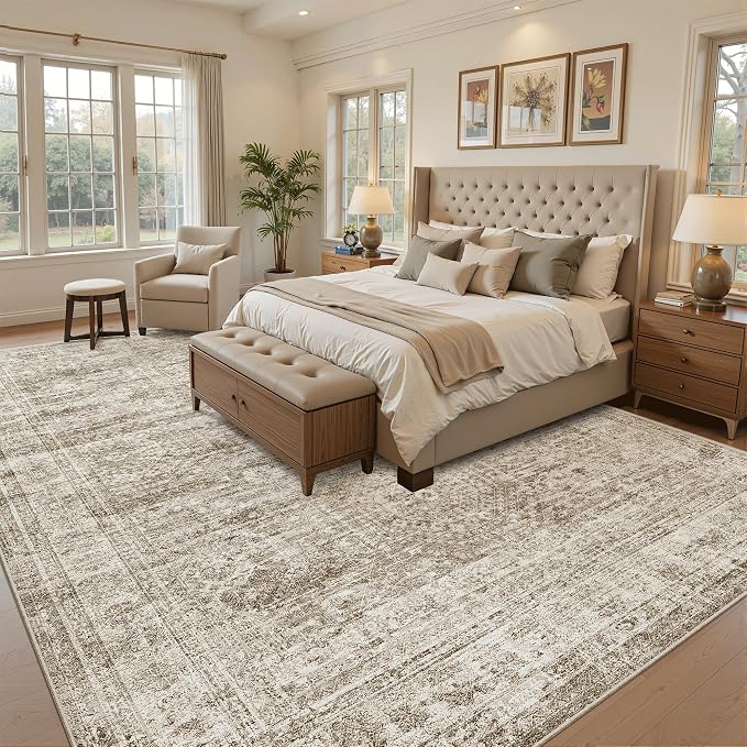Soalmost Washable Area Rug 8x12, Large Soft Rugs - Image 4