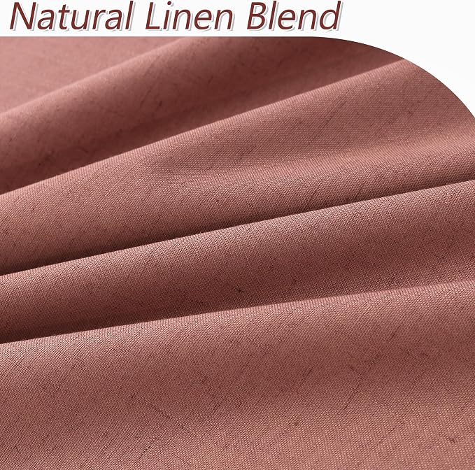 Guken 100% Blackout Curtains 100 Inch Length 2 Panels Set - Image 3