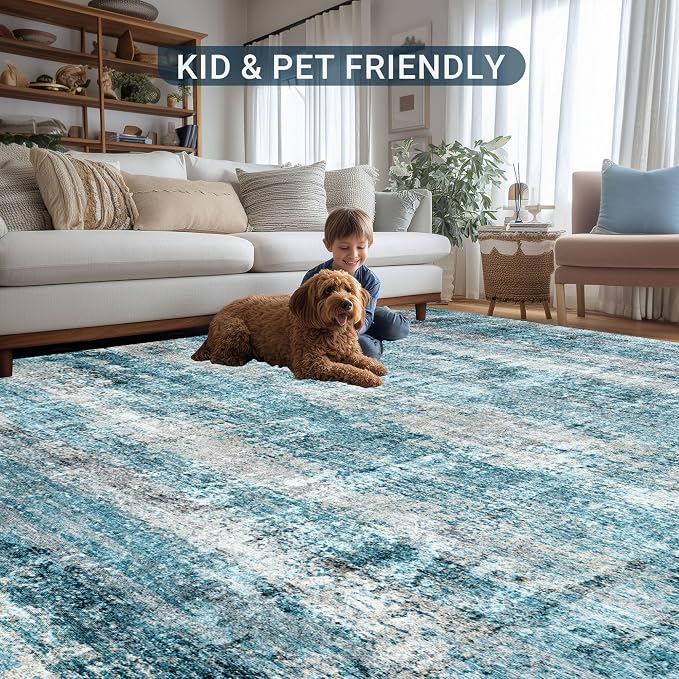 LEPEII 5x7 Area Rugs, Abstract Rugs - Image 7