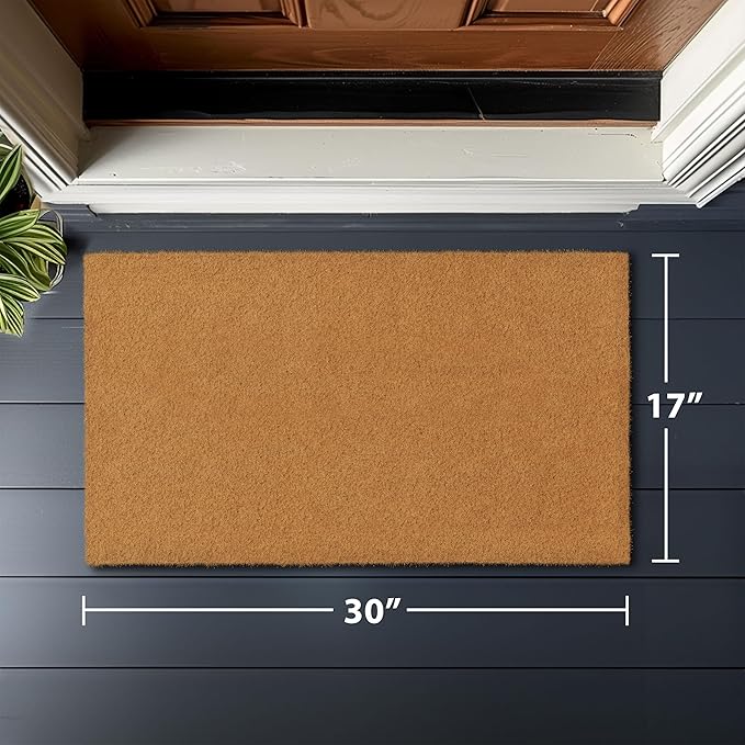 Barnyard Designs Natural Coco Coir Heavy Duty Backing Doormat - Image 3