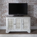 Liberty Furniture Industries Magnolia Manor TV Console, W51 x D18 x H32, White