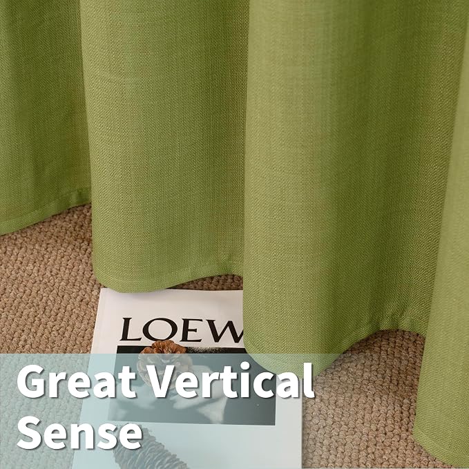 LAMIT 60 Inch Wide Linen Curtains - Image 6