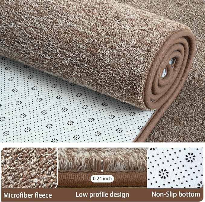 AROGAN Washable 3x8 Runner Rug for Hallway, Long Runner Rugs wtih Soft Memory - Image 2