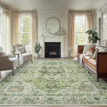 AMADA HOMEFURNISHING 8x10 Area Rug, Washable Low-Profile Large Area Rug by AMADAHOMEFURNISHING