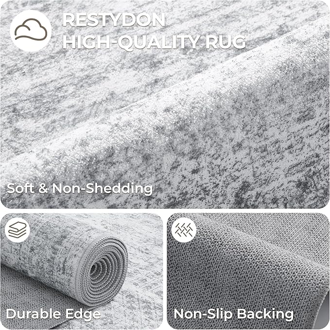 2x5 Rug Runner Washable for Entryway, Soft Bathroom Rugs - Image 7