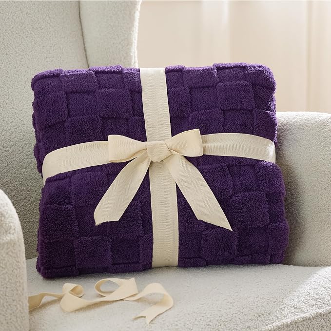 Bedsure GentleSoft Purple Throw Blanket - Image 7