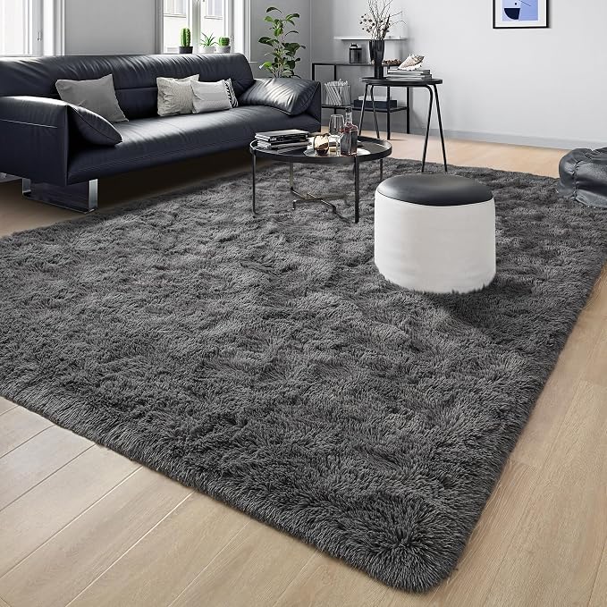 Tepook Soft Fluffy Rugs for Bedroom, 4x6 Area Rug for Living Room, Modern - Image 8