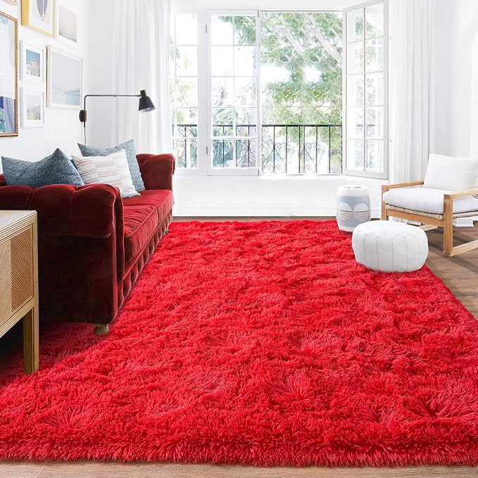 Rugs for Living Room 6x9, Soft Shaggy Modern Shag Area Rug for Bedroom - Image 8