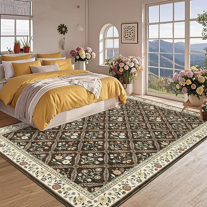 GarveeHome Living Room Rug 5x7 Rug Machine Washable Stain Resistant Area Rug - Image 2
