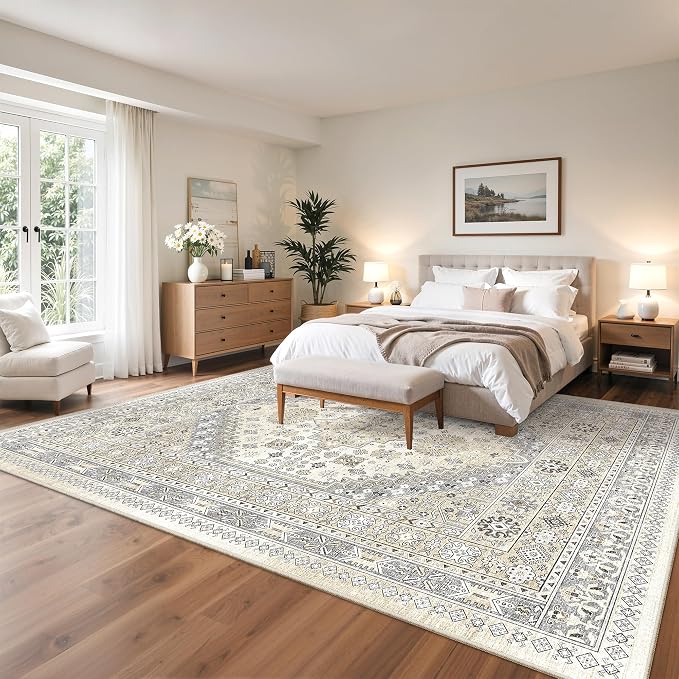 zesthome 12x15 Area Rugs, Large Washable Rug, Ultra-Thin Stain Resistant Rugs - Image 9