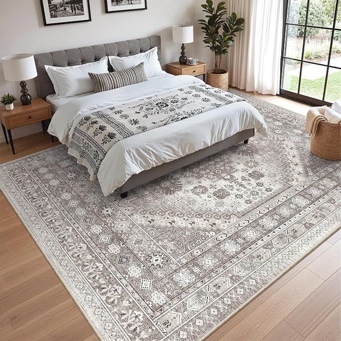 zesthome 10x12 Area Rugs, Stain Resistant Washable Rug, Ultra-Thin Rugs - Image 9