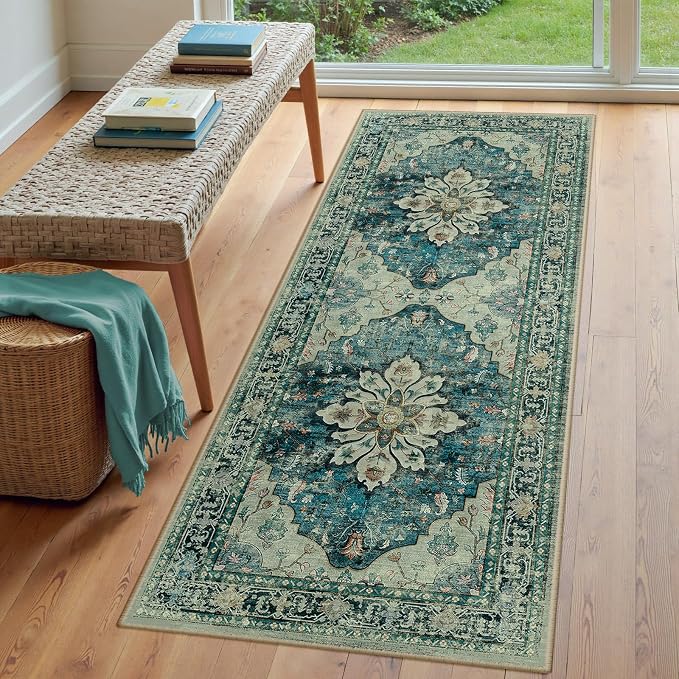 Area Rugs 3'x7' Runner Rug Non Slip Washable - Image 3