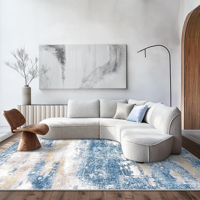 BEIMO Area Rugs 5x7 for Living Room Bedroom, Modern Abstract Machine Washable by BEIMO