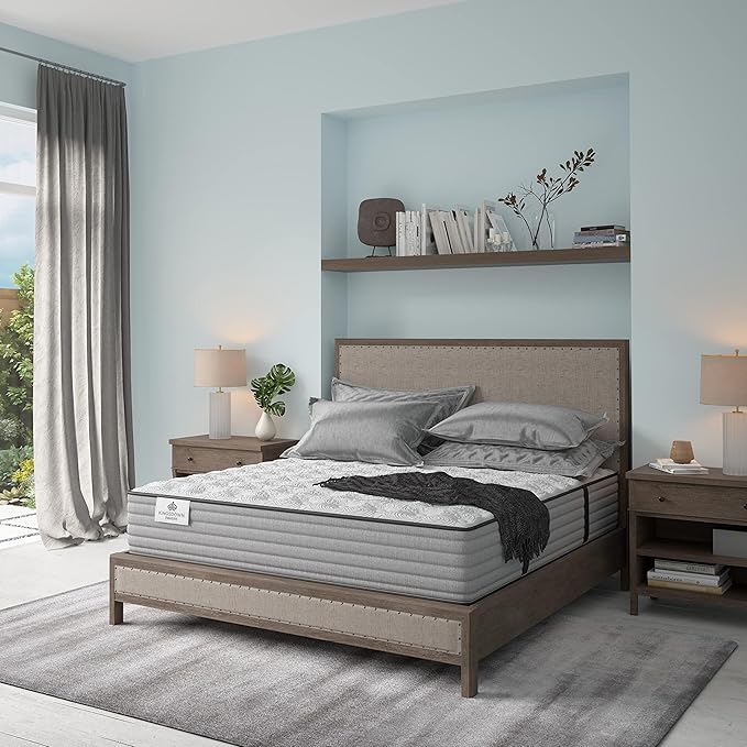 Kingsdown Passions Aspiration 14" Firm Hybrid Mattress, Twin XL,Tan