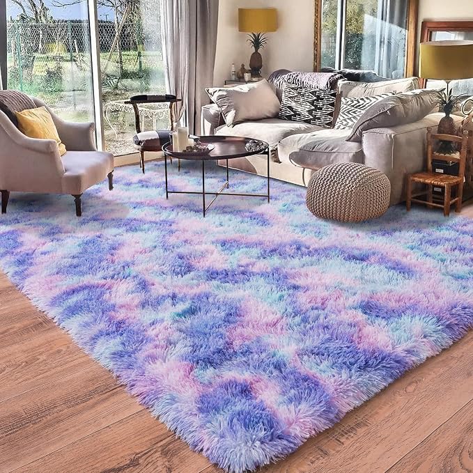 Rugs for Living Room 8x10, Soft Shaggy Modern Shag Area Rug for Bedroom - Image 8