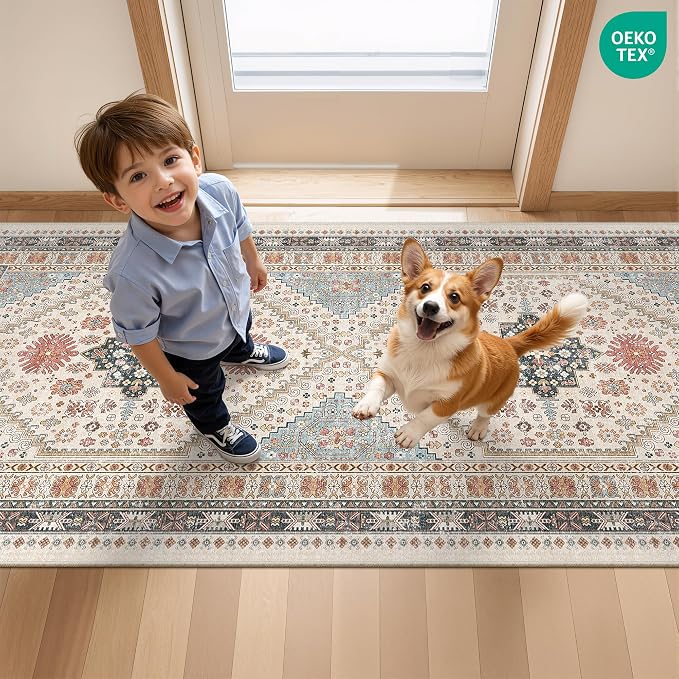 Kitchen Runner Rug Non Slip Washable 2.5x10, Soft Ultra-Thin Entryway Rug - Image 7