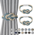 NICEEC 2 Pack Mini Magnetic Curtain Tiebacks Nordic Simple Style Drape Tie by NICEEC