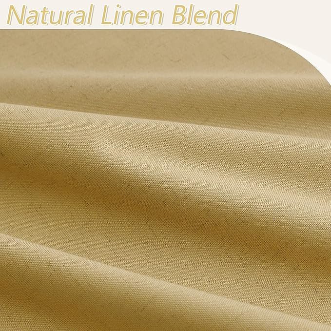 Guken 100% Blackout Curtains 102 Inch Length 2 Panels Set - Image 3