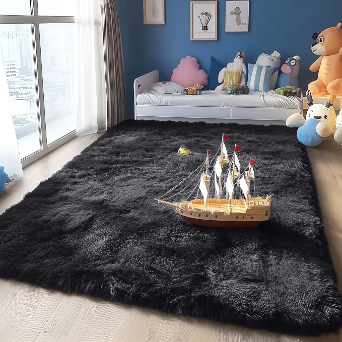 OLANLY 4x11 Area Rugs for Living Room Bedroom, Machine Washable Soft Fluffy - Image 7