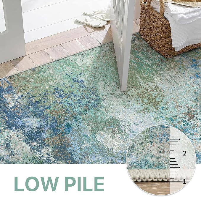 BEIMO Area Rugs 4x6 for Living Room Bedroom, Modern Abstract Machine Washable - Image 8