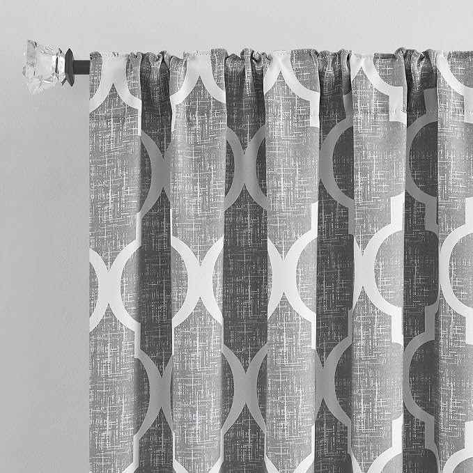 Beauoop 100% Blackout Curtains 84 Inches Long 2 Panels - Image 2