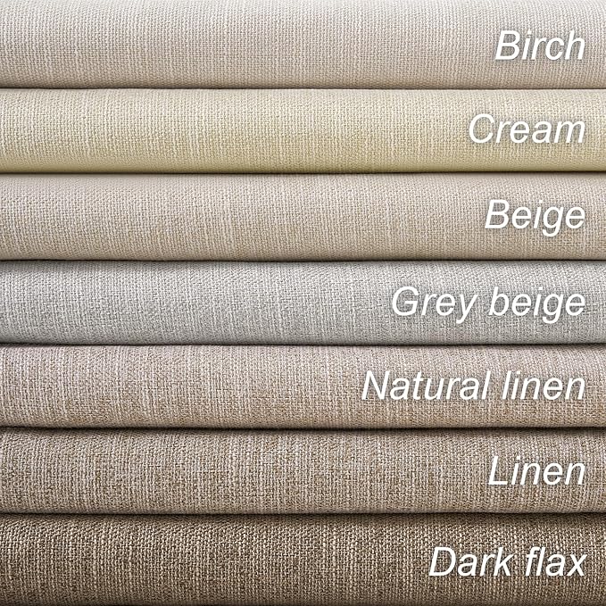 Cream Extra Long 120 Inch Blackout Curtains - Image 7