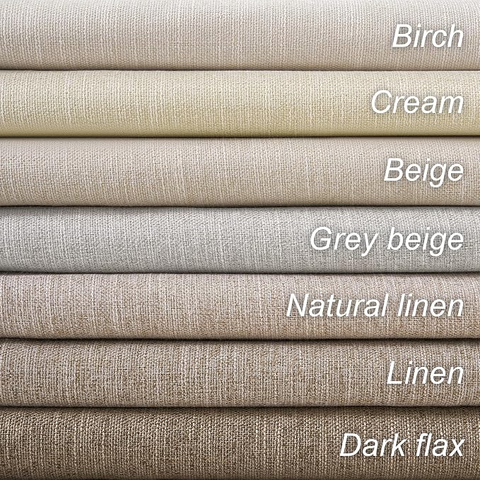 Topfinel 45 Inches Long Linen Blackout Curtains Tiers - Image 6