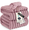 Bedsure GentleSoft Pink Fleece Blanket by BEDSURE
