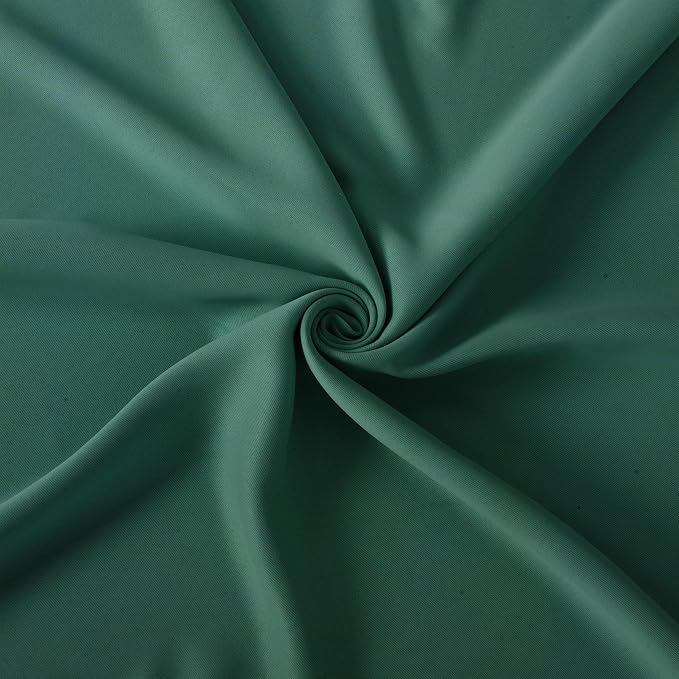 LEMOMO Green Blackout Curtains 40 x 63 Inch Length/Set of 2 Curtain - Image 5
