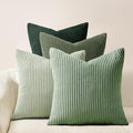 Topfinel Light Green Decorative Throw Pillow Covers Green Series, Winter Fluffy by Topfinel