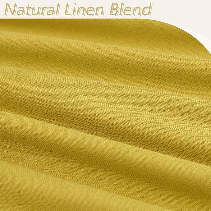 Guken 100% Blackout Curtains 90 Inch Length 2 Panels Set - Image 3