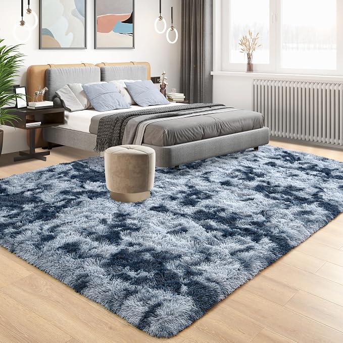 Tepook Fluffy Large Rugs for Living Room, Area Rug 6x9 Soft Carpet for Bedroom - Image 3