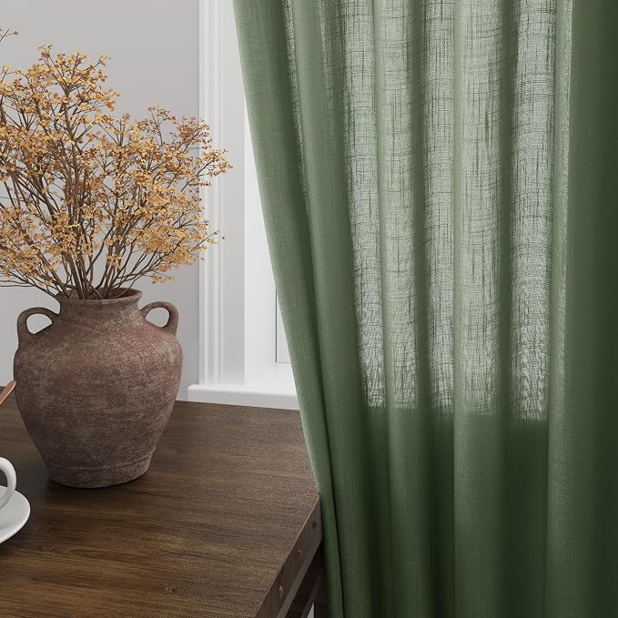 Extra Long Curtains 2 Panels 102 Inches Long - Image 2