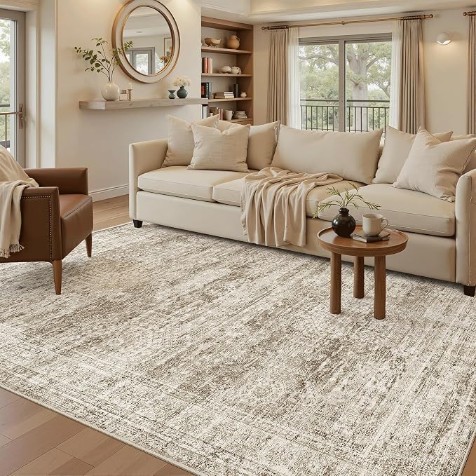 6x9 Area Rug for Living Room Washable 6x9 Rug Non-Slip Modern Rugs for Bedroom - Image 2