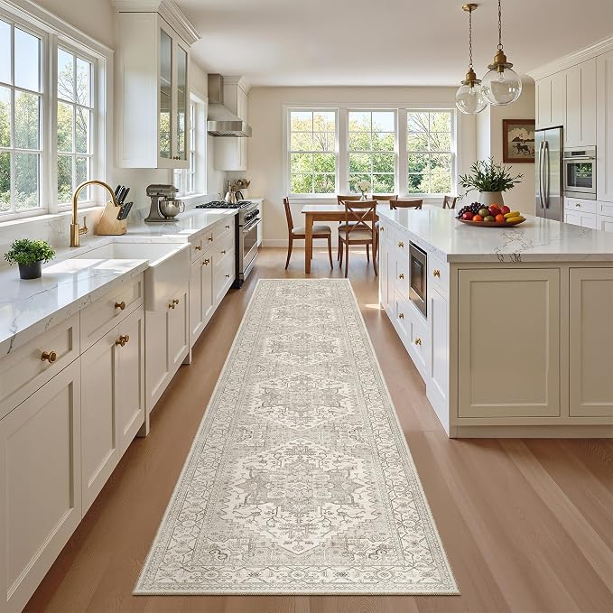 Madane Hallway Runner Rug 2x12, Long Washable Runner Rugs 12ft - Image 2