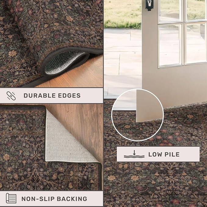 Hazo Haus Taupe Brown 5x8 Rug for Living Room - Image 5