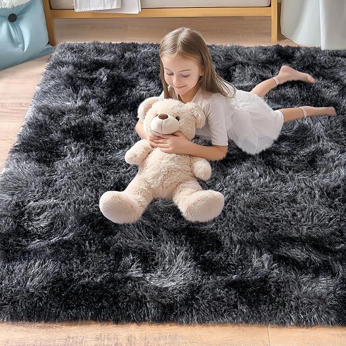 Pionblank Large Area Rug for Living Room 10x14, Fuzzy Modern Shag Rug, Fluffy - Image 7