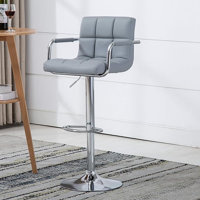 AC Pacific ACBS15 Bar Stool Gray